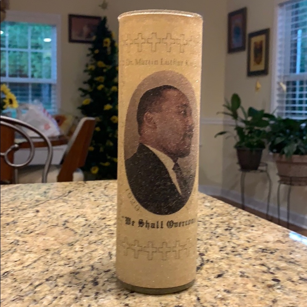 Vintage candle MLK